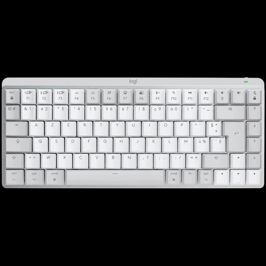 LOGITECH MX Mechanical Mini for Mac Minimalist Wireless Illuminated Keyboard - PALE GREY - US INTL - 2.4GHZ/BT - EMEA - TACTILE "920-010799"