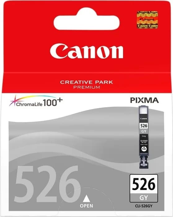 Cartus Cerneala Original Canon Grey, CLI-526GY, pentru Pixma IP4850|IP4950|IX6550|MG5150|MG5250|MG5350|MG6150|MG6250|MG8150|MG8250|MX715|MX885|MX895, "BS4544B001AA"