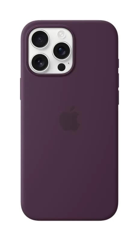iPhone 16 Pro Max Silicone Case with MagSafe - Plum
