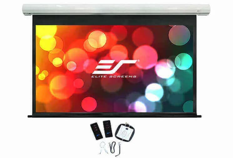 Ecran proiectie electric, perete/tavan, 291 x 182 cm, EliteScreens Saker Premium SK135NXW-E6, format 16:10, trigger 12V