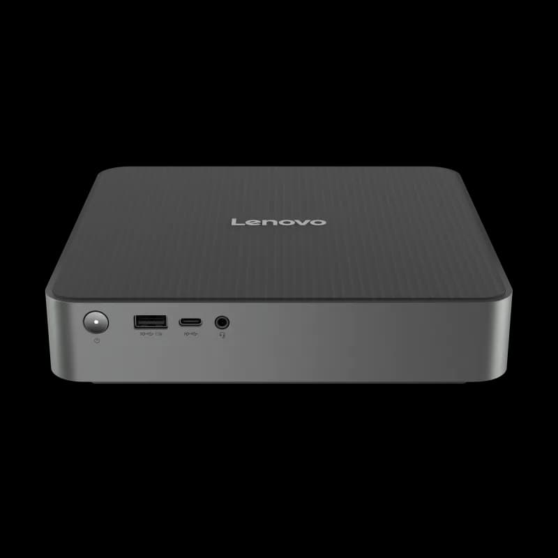 Desktop Consumer Lenovo IdeaCentre Mini 01IRH10R cu procesor Intel Core 7 240H pana la 5.2 GHz, 16 GB DDR5, 1TB SSD, Intel Integrated Graphics, Fara OS, Grey
