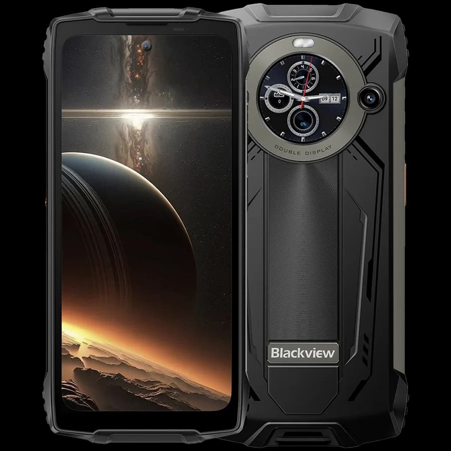 Blackview Rugged BV8200 LTE 6.5-inch FHD+IPS 1080x2400 120Hz Corning 3th + 1.3-inch 360x360 12+256GB MT8781 Octa-core 2.2GHz 8800mAh,CAM Front 32MP Rear 50+13MP Black "BV8200_B_EU"