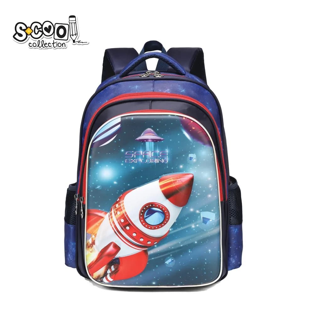 Ghiozdan 3D, 31x24x41 cm, SPACE - S-COOL