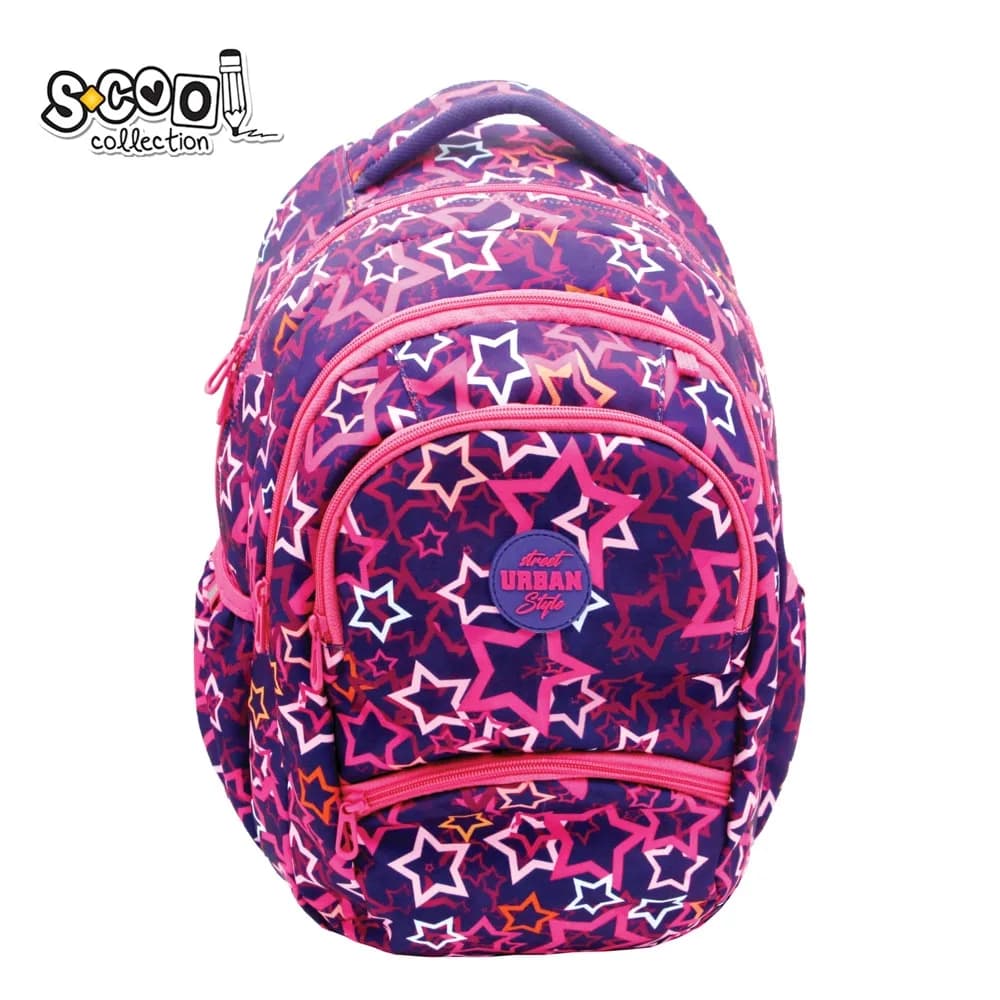 Ghiozdan anatomic URBAN, 43x29x22 cm, STARS - S-COOL
