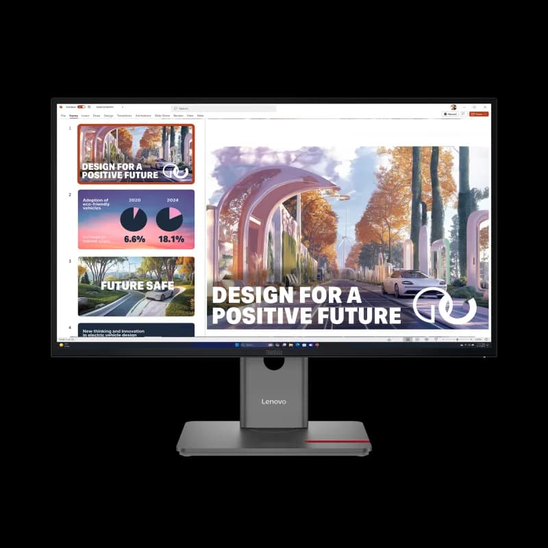 Monitor Consumer Lenovo ThinkVision P27QD-40, 27", 2560 x 1440 pixeli, Black