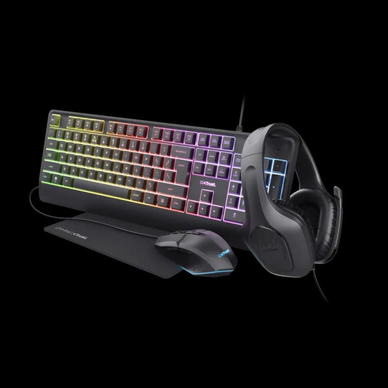 Tastatura Mecanica Gaming Trust GXT 792 QUADROX, USB, Negru