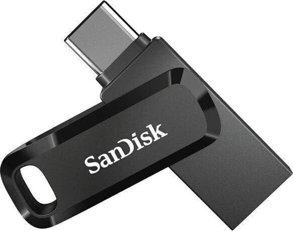 Memorie USB SanDisk Ultra Dual Drive 128 GB, USB 3.2, Negru