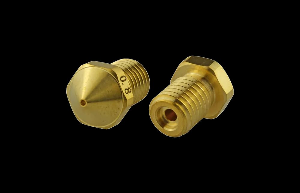Duză Flashforge Guider II Brass pentru High Temp. Hot-End 0,8 mm