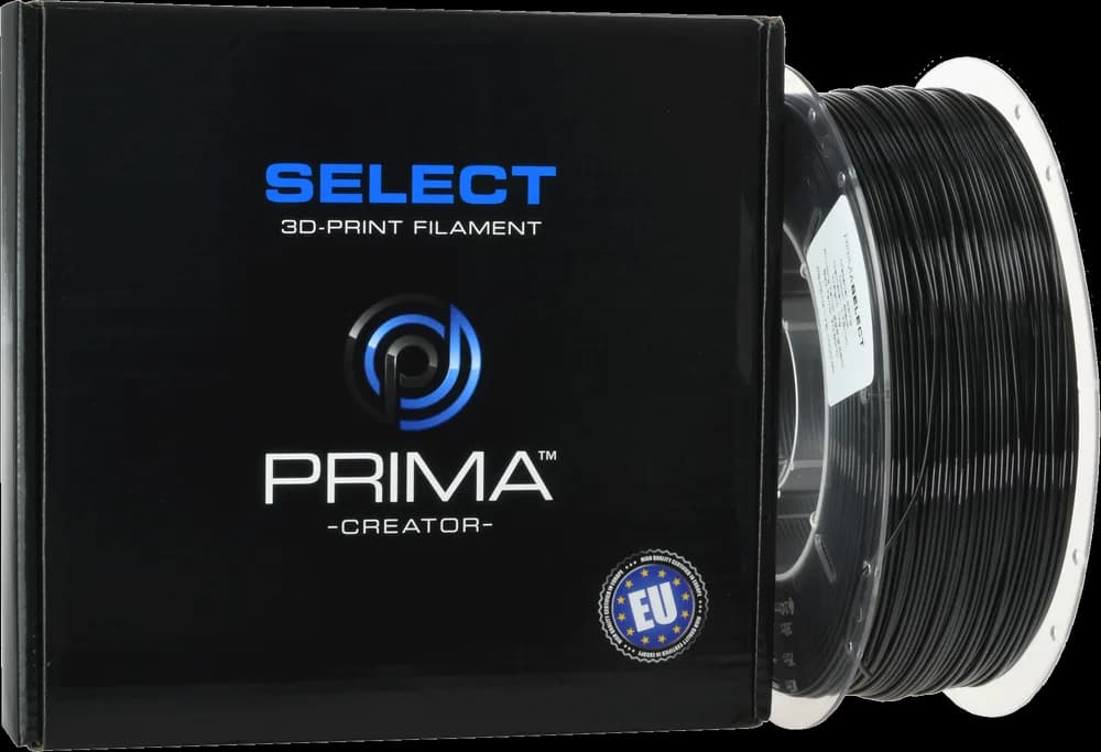Filament PrimaCreator PrimaSelect PETG – 1,75 mm, 1 kg (PS-PETG-175-1000-BK)