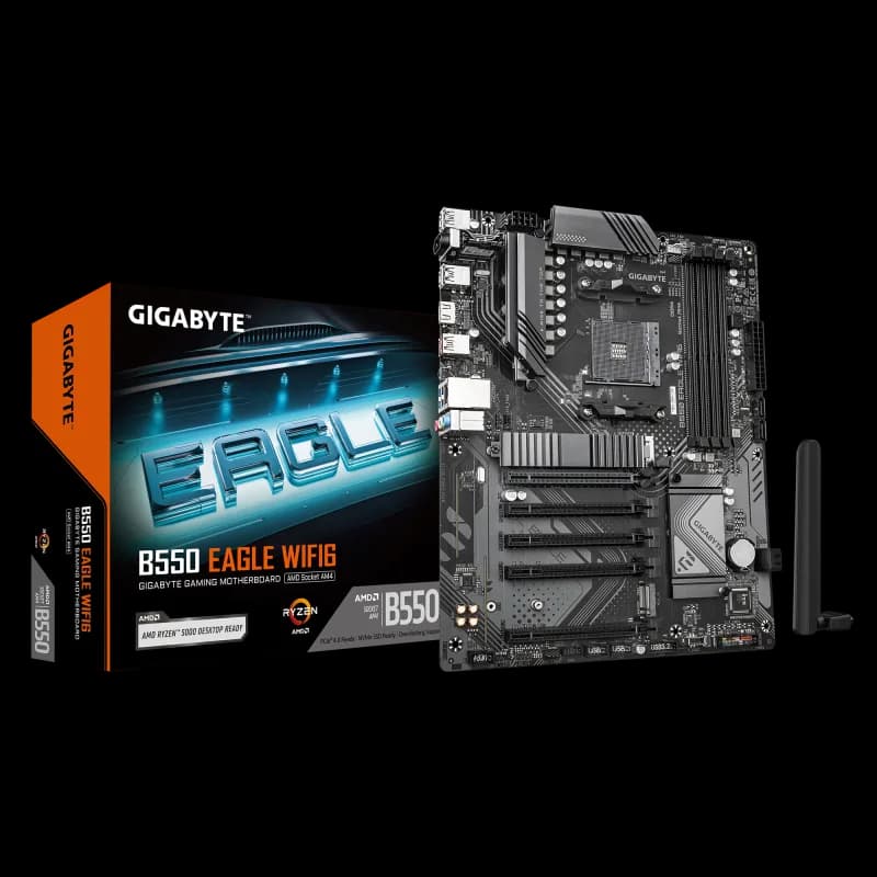 Placa de baza Gigabyte B550 EAGLE WIFI6, Socket AM4, DDR4, ATX