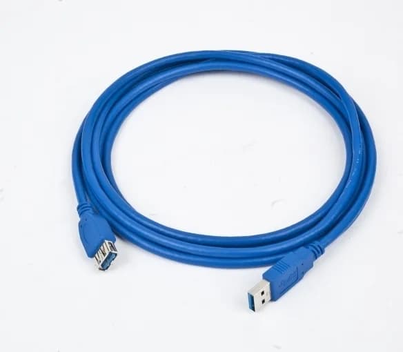 CABLU USB GEMBIRD prelungitor, USB 3.0 (T) la USB 3.0 (M), 1.8m, conectori auriti, albastru "CCP-USB3-AMAF-6"