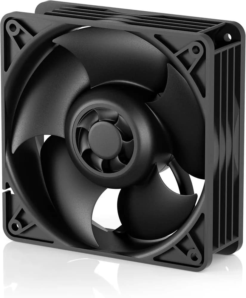 Ventilator Arctic "S12038-8K", 120mm, 800-8000 RPM, FDB, 220 cfm, 4pin, negru, "ACFAN00294A" - 4895213704762