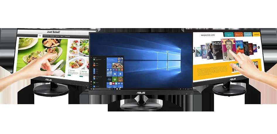 Monitor Consumer ASUS VT229H, 21.5", 1920 x 1080 pixeli, Touchscreen, Black