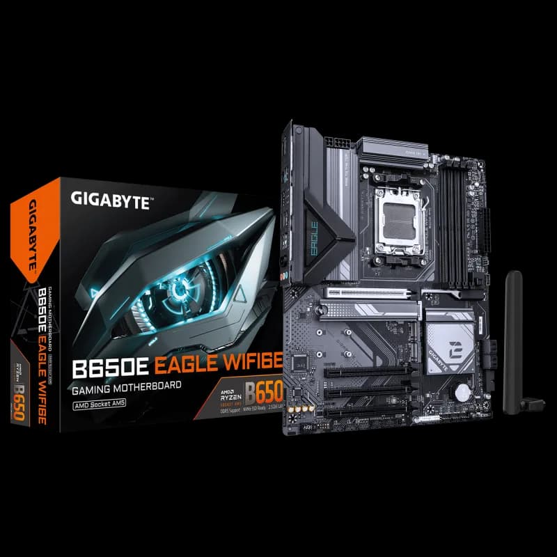 Placa de baza Gigabyte B650E EAGLE WIFI6E, Socket AM5, DDR5, ATX