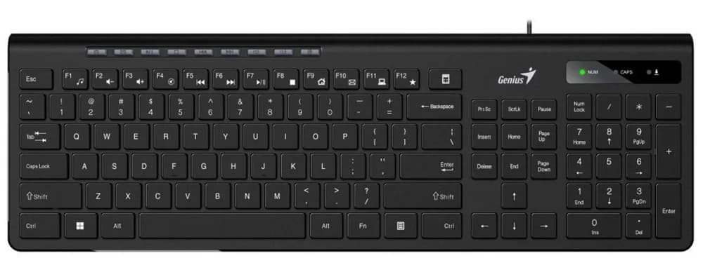 Tastatura Genius Slimstar 230, USB, Negru