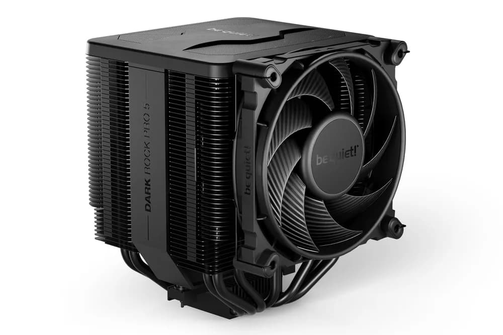 COOLER be quiet "Dark Rock Pro 5",racire aer, Ø6 mm×7 pcs heatpipe,skt. Intel LGA 1700/1200/115x, AMD: AM5/AM4, fan 1x120mm + 1x135mm, 2000 rpm, conectare 4-pin PWM, LED "BK036"