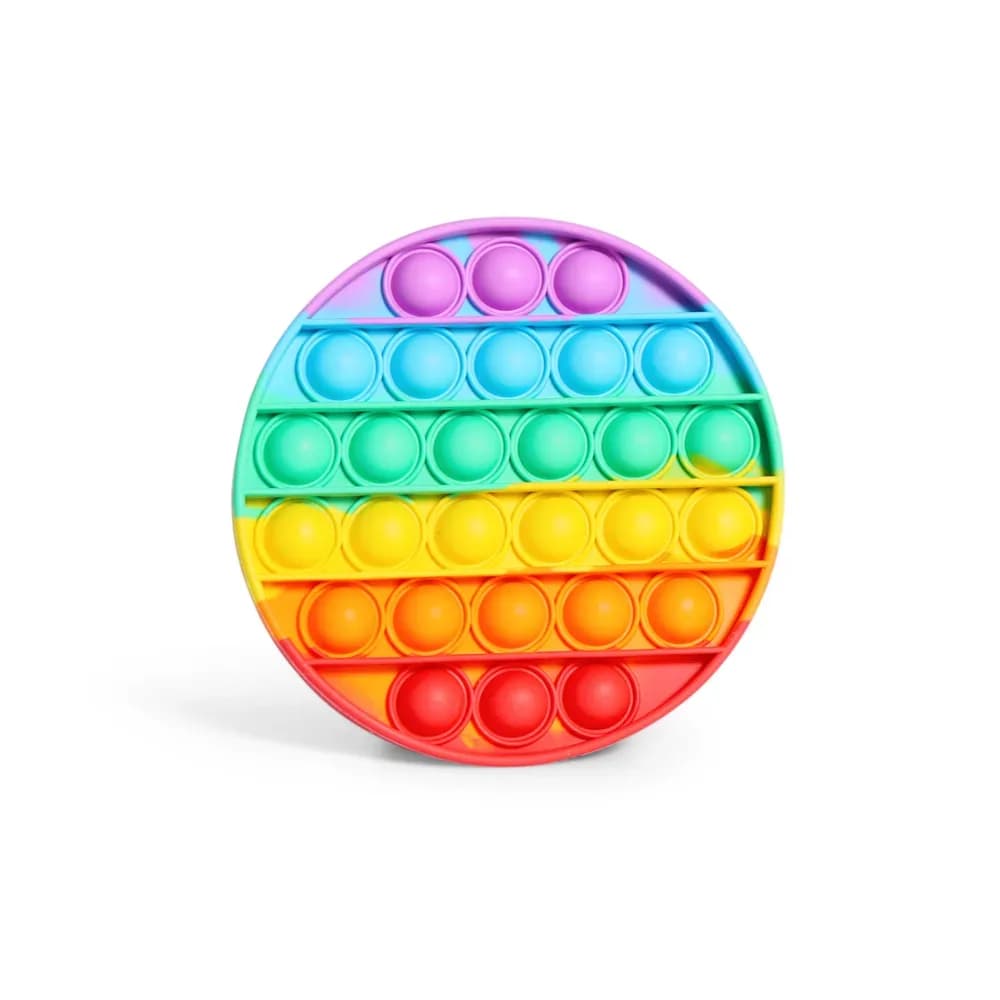 Jucărie Fidget Pop – Rotundă, multicoloră