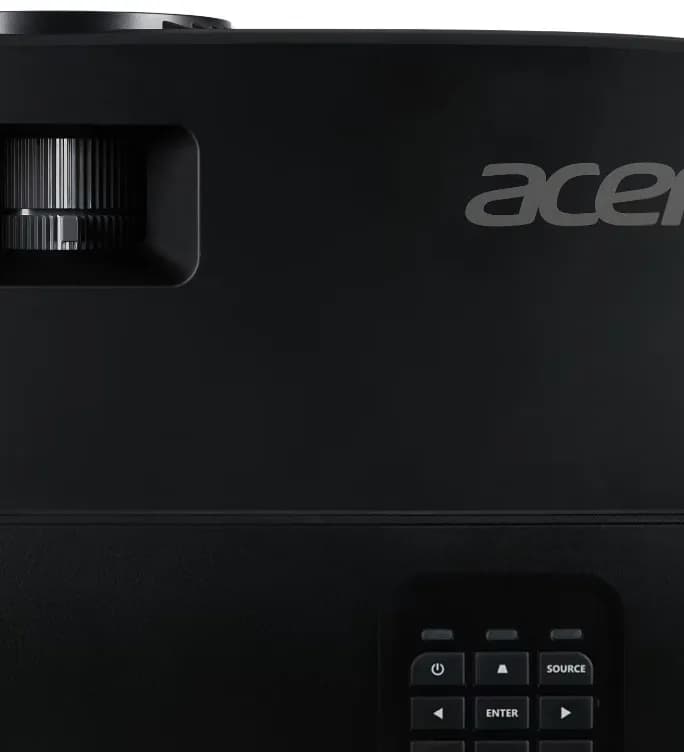 Videoproiector Acer X1229, XGA 1024* 768, up to WUXGA 1920*1200, 4.800 lumeni, 4:3/ 16:9, 20.000:1, dimensiune maxima imagine 300'', distanta maxima de proiectie 12m, boxa 3W, lampa 5.000 ore/ 20.000 ore ExtremEco, 2.4 kg, D-sub, composite video, 2*HDMI, PC audio in/ out, DC Out (5V/1.5A, USB Type
