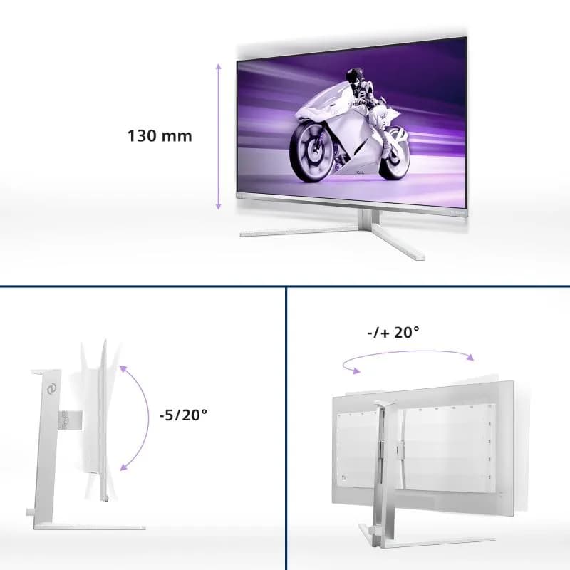 Monitor Consumer Philips Evnia 8000 27M2N8500/00, 27", 2560 x 1440 pixeli, White