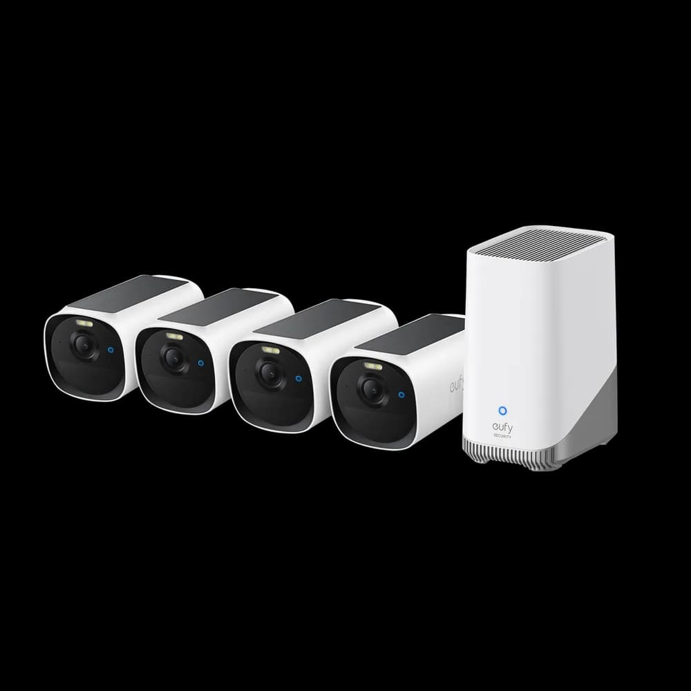 Sistem supraveghere 4+1 Anker "EufyCam E40" "T8144" + "Homebase 3", alb "E8144329"-0194644279530