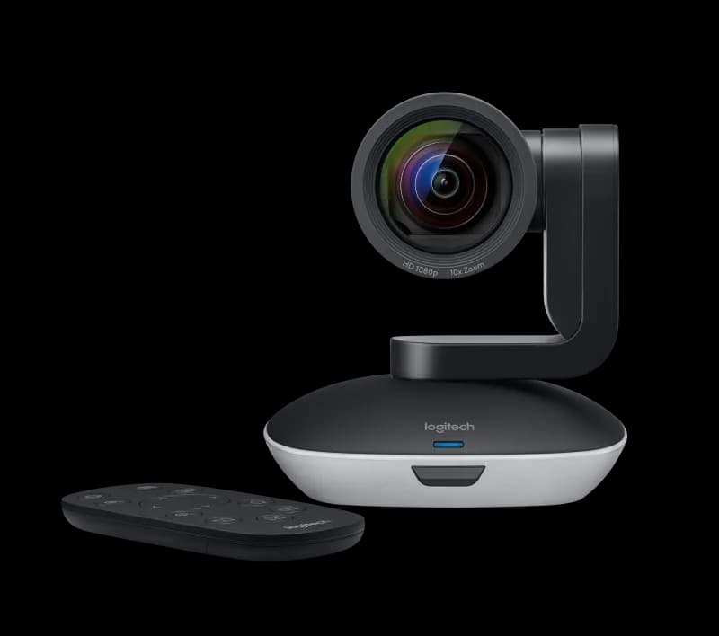 Camera Web Logitech PTZ Pro 2, rezolutie video Full HD, USB 2.0, Negru