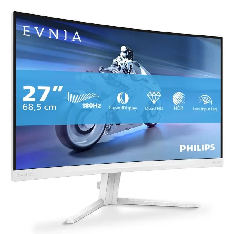 Monitor Gaming Philips Evnia 5000 27M2C5501/00, 27", 2560 x 1440 pixeli, White