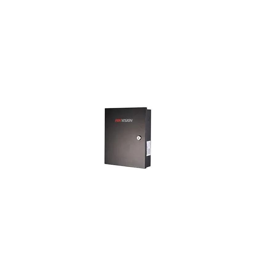 Centrala control acces Hikvision DS-K2802 pentru 2 usi;Double-doorAccess Controller, Accessible Card Reader: 4 Wiegandreaders;Inputinterface: Door Magnetic×2, Door Switch×2, CaseInput×2;Outputinterface: Door Switch Relay×2, Alarm Relay×2; UplinkCommunicationInterface: TCP/IP Network Interface