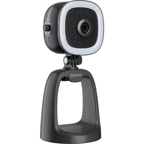 Boya All-In-1 USB Mic with LED Ring Light, Full 1080P Camera "BY-CM6A"