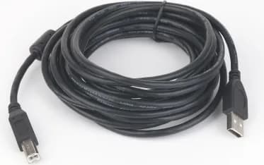 CABLU USB GEMBIRD pt. imprimanta, USB 2.0 (T) la USB 2.0 Type-B (T), 3m, premium, conectori auriti, black, "CCF-USB2-AMBM-10"