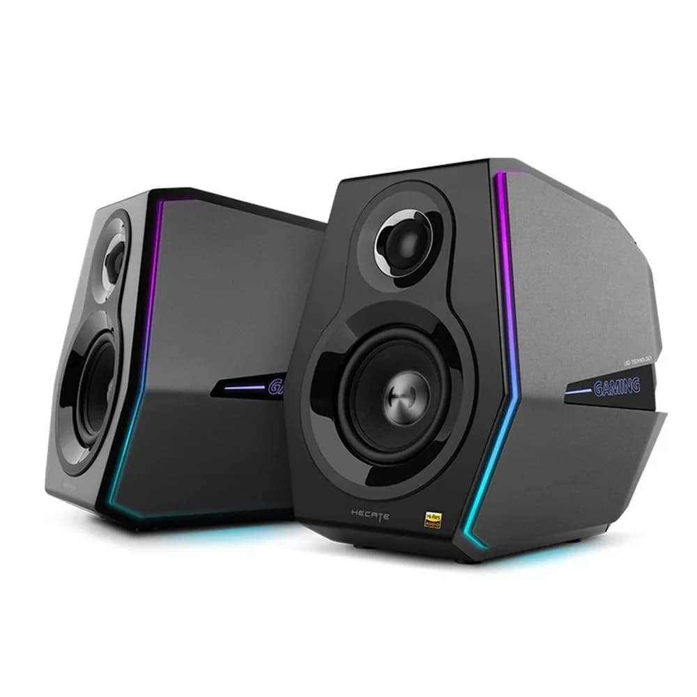BOXE EDIFIER Gaming 2.0,RMS:88W (2x12W, 2x32W),bass 4",ctr vol, BT/USB/AUX/Optical/Coaxial,sound mode:Music/Game/Movie,11xLED RGB,frecv. rasp 55Hz-20KHz,220V, black, "G5000-BK"