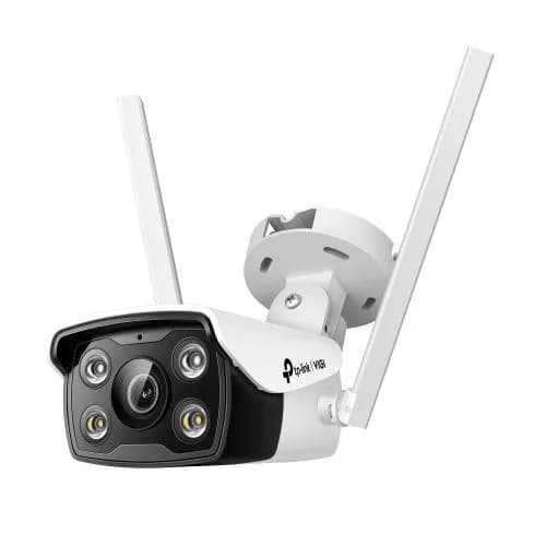 "TP-LINK VIGI 4MP Outdoor Bullet Network WIFI Camera,VIGI C340-W(4mm), 1/3""Progressive Scan CMOS, obiectiv: 4mm, F1.6, unghi vizualizare Horizontal FOV: 79°, Vertical FOV: 43°, Diagonal FOV: 93°distanta IR: 30mm, interfata : 2.4 GHz, 1 x RJ45 10/100M. Ip66"