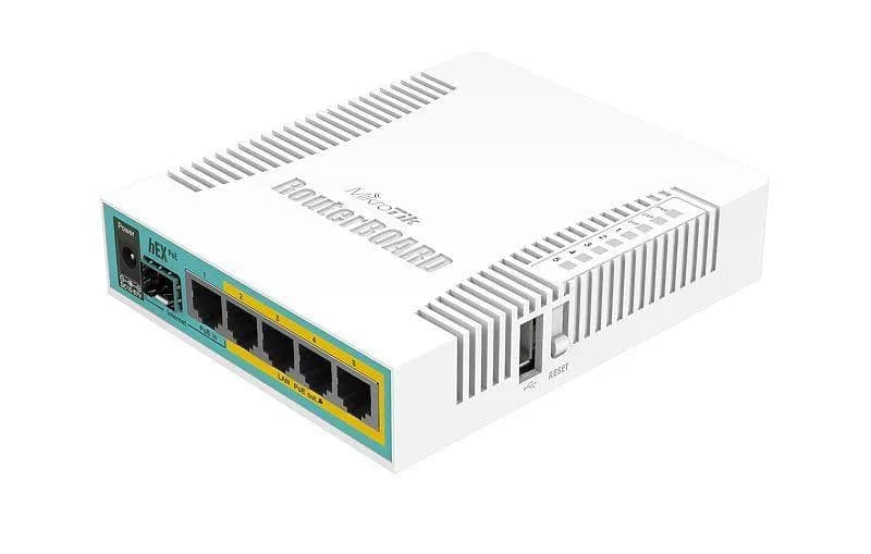 ROUTER Mikrotik NET ROUTER 10/100/1000M 5PORT/HEX POE RB960PGS, "RB960PGS"