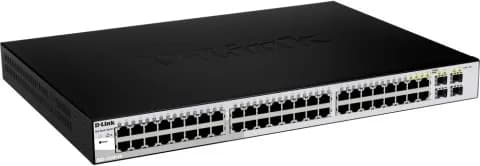 SWITCH D-LINK SMART 48 porturi Gigabit + 4 porturi Combo SFP, carcasa metalica, rackabil, "DGS-1210-48"