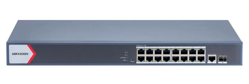 SWITCH GIGABIT 16 PORTURI 16XPOE "DS-3E1518P-EI/M"