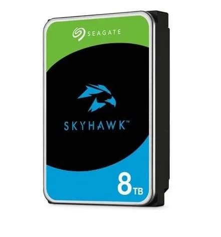 HDD Video Surveillance SEAGATE SkyHawk 8TB CMR, 3.5", 256MB, SATA, RV Sensors, Rescue Data Recovery Services 3 ani, TBW: 180, Health Management "ST8000VX010"
