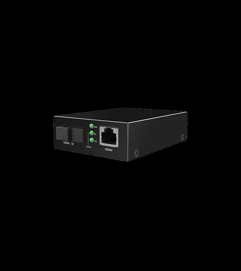 MEDIA CONVERTOR Tenda Single-Mode, 1 x RJ45 port, 1 x GE SC port, distanta 3km, Transmit:1550nm Receive:1310nm, metalic "TFC300B"