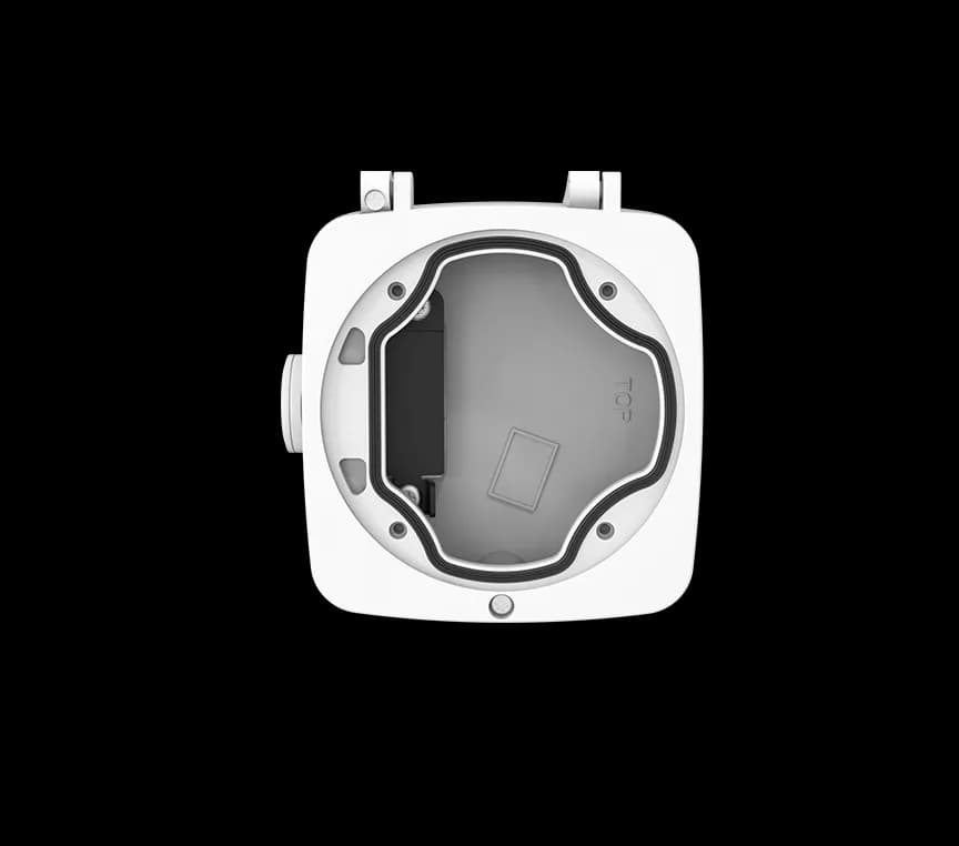 Milesight Junction Box A62, protejeaza componentele electrice, compatibilitate: (AI) Pro Bullet, (Radar) AI Pro Bullet Plus,(5G AIoT) Pro Bullet Plus, (AI) PTZ Bullet (only for Wall Mount Version.), Supplement Light AI Pro Bullet Plus, dimensiuni: 134*126*40mm, greutate: 510g