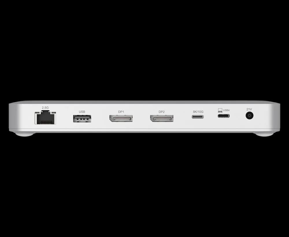 DOCKING STATION D-LINK, 9-in-1 USB 4, conectare PC Type-C, porturi: 2 x USB, 2 x USB Type-C 4.0, 2 x DP 1.4, 1 x USB Type-C 4.0 with DP 1.4, 1 x RJ45 (2.5 Gbps), USB Type-C cablu 50 cm, alb "DUF-901"