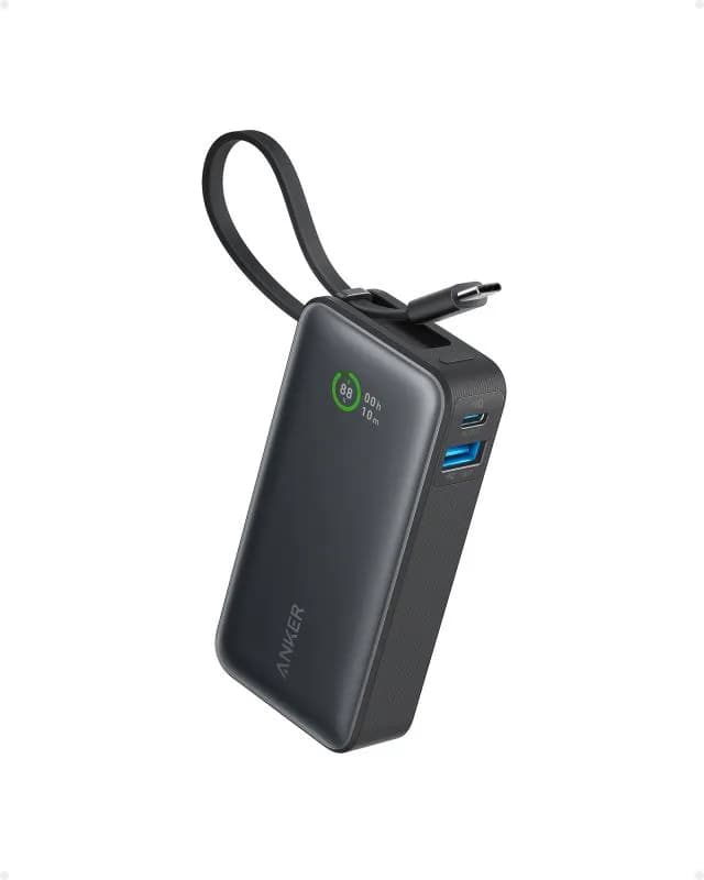 Anker Acumulator extern Nano 10000 mAh 30W cablu USB-C negru