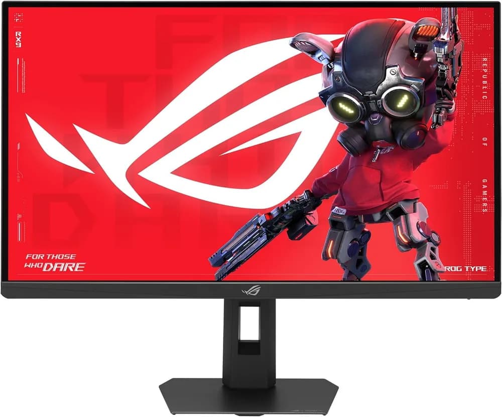 Monitor Asus ROG Strix XG27JCG, 27", Fast IPS, 5K, 5120x2880, HDMI, DisplayPort, USB Type-C 15W, Dual mode 180Hz / 330Hz, 0.3ms, Negru, 90LM0CE0-B01371 "XG27JCG"