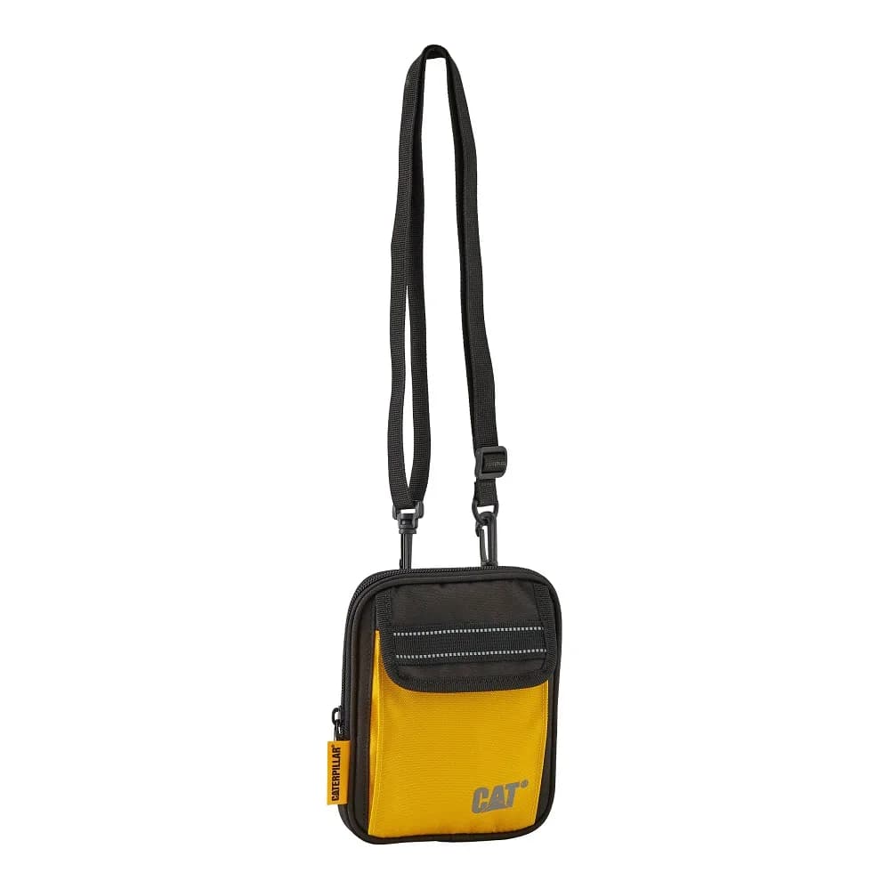 Geanta de umar CATERPILLAR V Power, material 600D polyester - negru/galben "CAT-84317-12"
