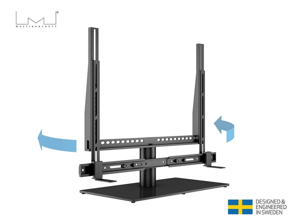 Suport TV de masa cu suport bara de sunet, Multibrackets MB-2161, 35"-42", max.40 kg, negru