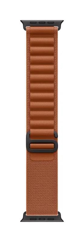 Curea pentru Apple Watch 49mm Terra Cotta Alpine Loop - Medium - Black TitaniumFinish