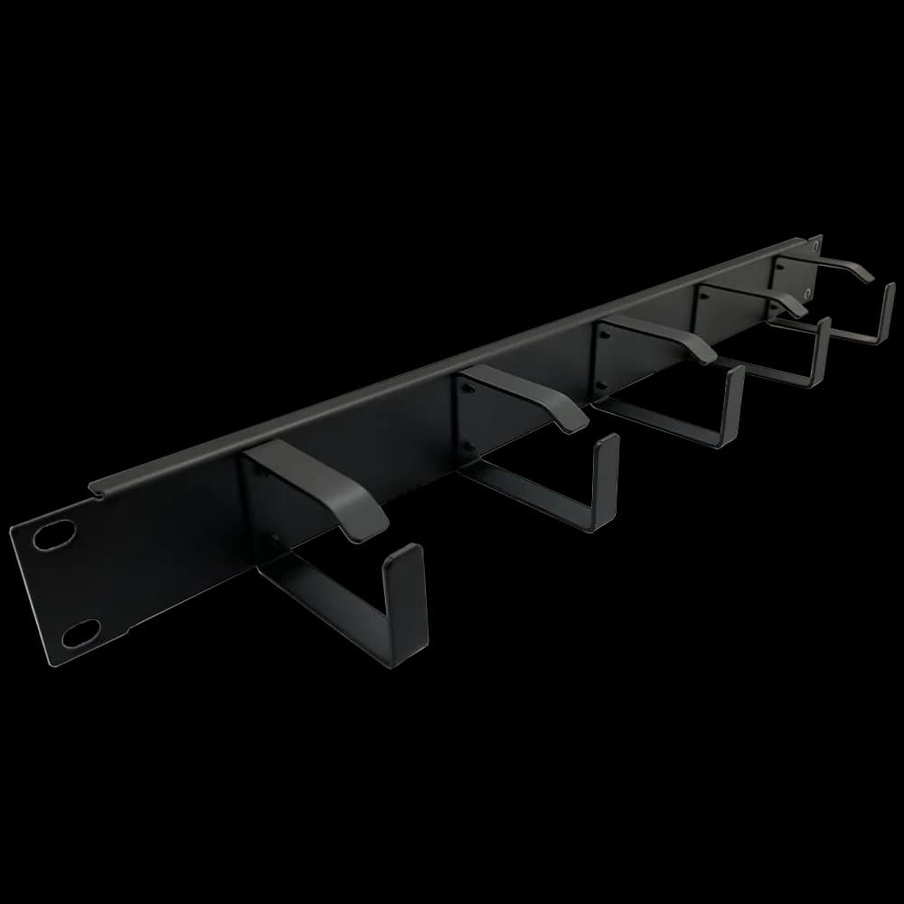 Organizator de cabluri, cu inele, orizontal, 1U, Xcab "Xcab-1801"