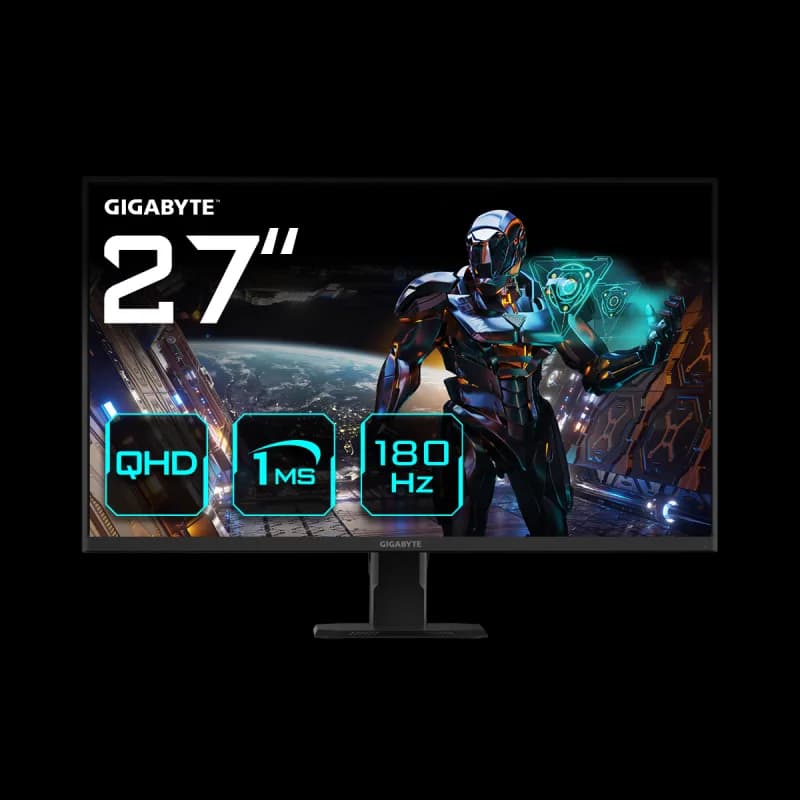 Monitor Commercial Gigabyte GS27QA, 27", 2560 x 1440 pixeli, Black