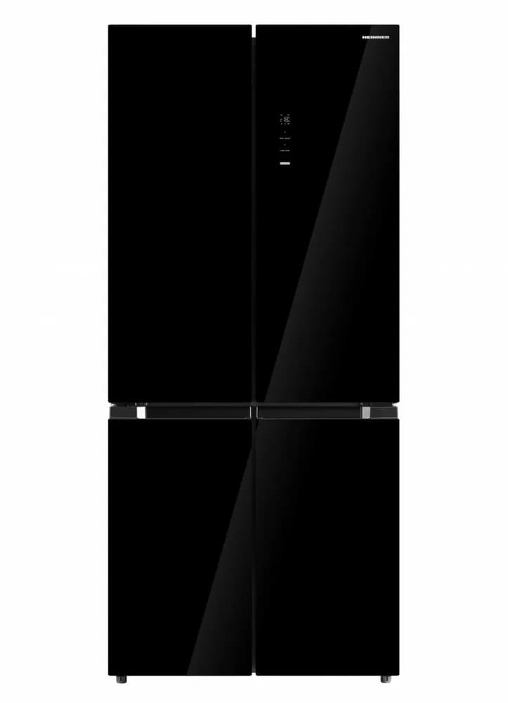 Side by Side HEINNER HSBS-M515MDINVHGBKE++, No Frost, 515 L, Clasa E, Sticla neagra