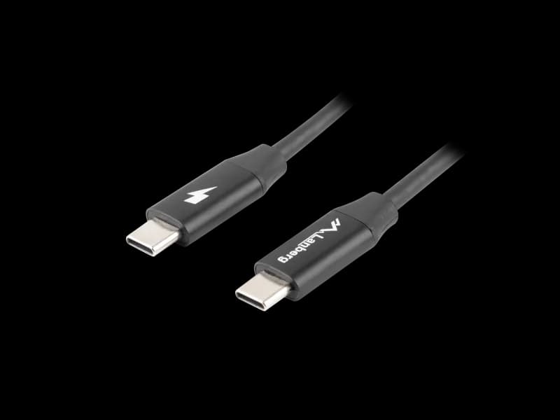 Cablu USB-C M/M 2.0 1,8 m Quick Charge 4.0 negru
