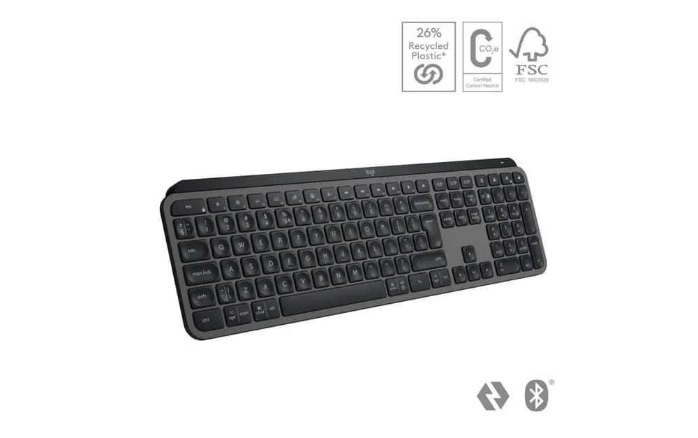 Tastatura Logitech MX Keys S, Wireless, Gri