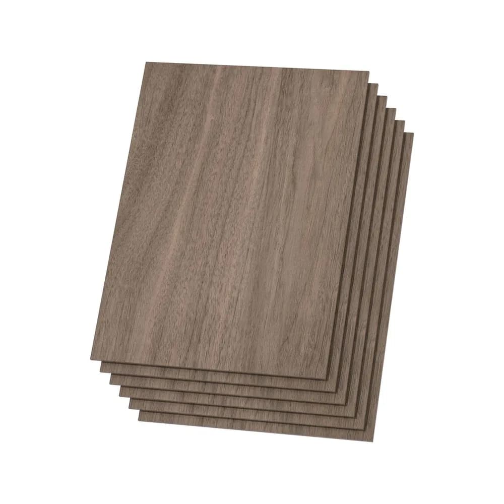 Material pentru gravare laser xTool 3 mm Walnut Plywood (6-Pack)
