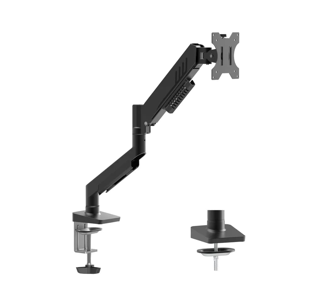 Suport monitor de masa gas spring Blackmount DSA1, 17-32", max.9kg, otel, negru